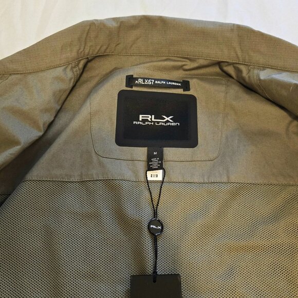 RLX Ralph Lauren Cotton Stretch Ripstop Color Blocked Paneled Jacket - Picture 12 of 16